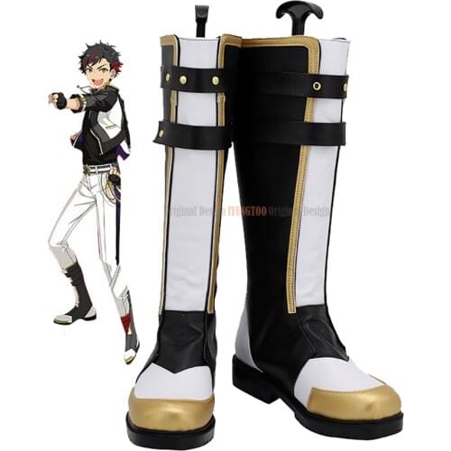 Ensemble Stars Nagumo Tetora Cosplay Boots Leather Shoes Custom Made Any Size