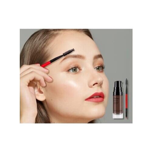 Tint Eyebrow Makeup Pomade Gel Brush Kit Brown Eye Brow Cream Enhancer Wax Paint Set 6 Colors Cosmetic Wholesale