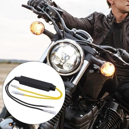 2Pcs Universal Motorcycle LED Decoder Universal Strong Stability Waterproof Motorbike Light Decoder Accessories