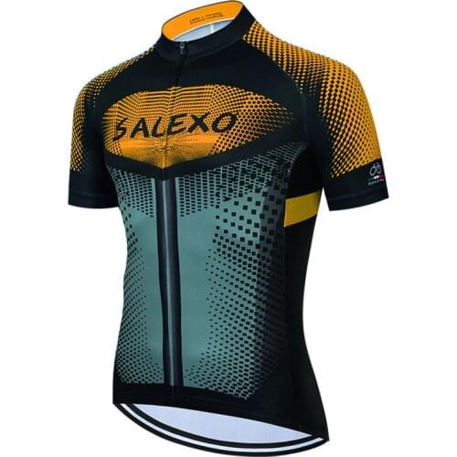 Salexo Cycling Jersey Short Sleeve Sports Cycling Jersey Triathlon Breathable Quick Dry Bicycle Clothing Mountain Cycling Clothe