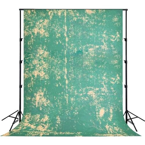 HUAYI Vinyl Vintage Green Concrete Wall Backdrop Photography Portrait Photo Newborns Background D-8360