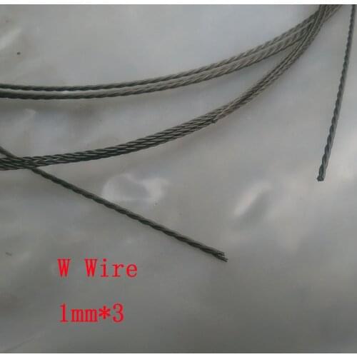 1mm*3 High Purity Industry Experiment DIY Alkaline wash Tungsten Wire Vacuum Heating W Material , about 2 meters
