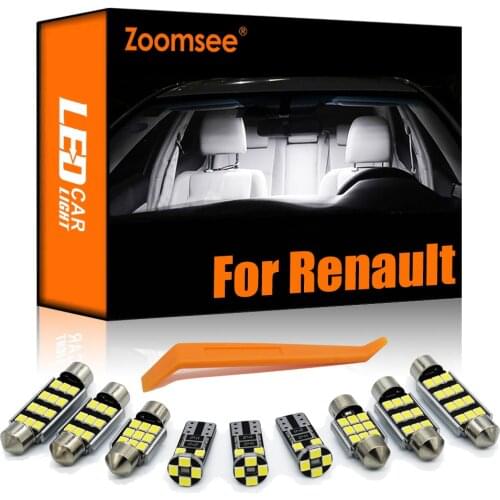 Zoomsee For Renault Laguna Clio Megane Grand Scenic Espace 1 2 3 4 CC Kangoo Koleos Captur Kadjar Modus LED Interior Light Kit