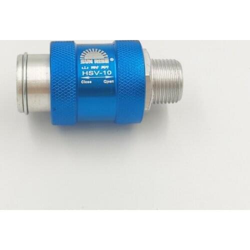 1PCS HSV-10 3/8" Sliding Switch Hand Push Valve Pneumatic Flow Control Manual Slide Valve For Gas Pipe, Machinery Air Compressor
