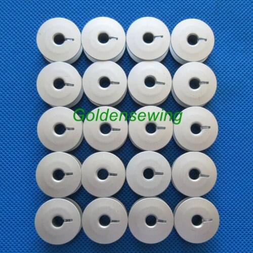 20 PCS for GAMMILL TIN LIZZIE QUILTER M LARGE ALUMINUM BOBBINS WITH HOLES