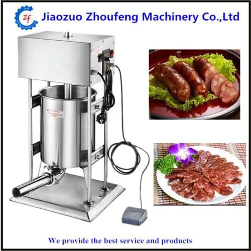 220V 15L commercial sausage stuffer extruder filler machine sausage maker