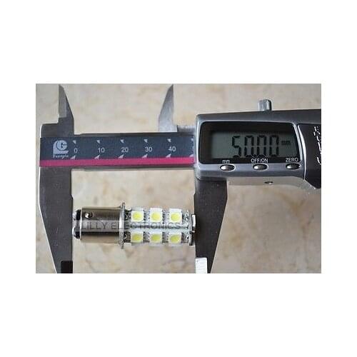 2x 1157 BAY15D 18 SMD LED Car Brake Light Bulb White