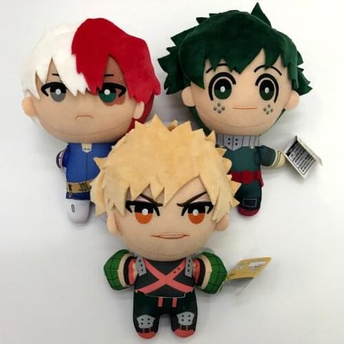 3pcs/Set Anime My Hero Academia Childrens Plush Doll Toys
