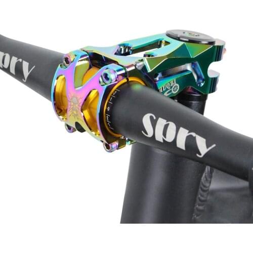 Aluminum Alloy Mountain Bike Stem Fixed Gear Cycling Bar Clamp for 31.8/35mm Bar Stem High Hardness MTB Road Bike Bicycle Parts