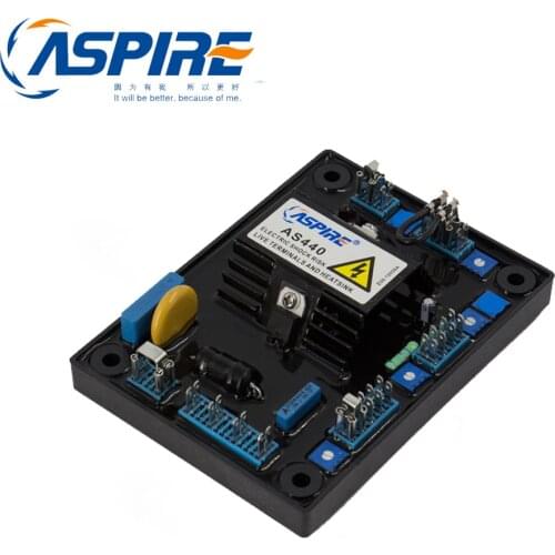 Aspire Spare Parts AVR China Generator AVR AS440 Automatic Voltage Regulator for Stamford Brushless Alternator