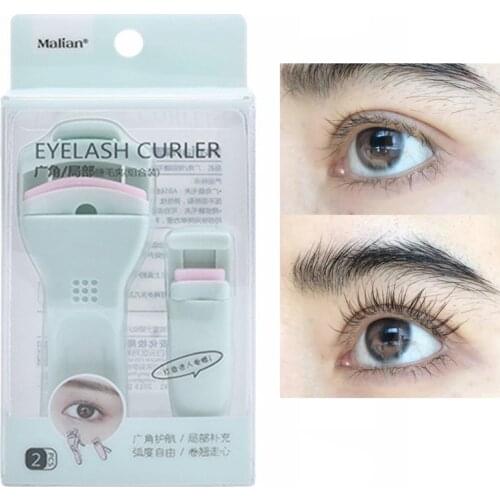 2pcs /set Eyelash Curler Mini Eyelash Curler Wide Angle Partial Eyelash Curler Multifunctional Eyelash Curler Beauty Tools