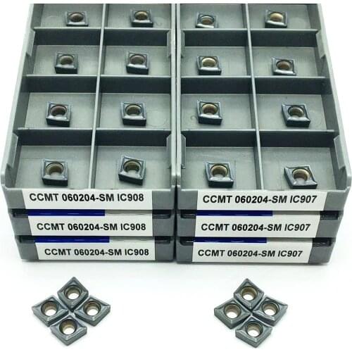 CCMT060204 SM IC907 / IC908 Internal turning tool Metal milling cutter Carbide tool CNC machine tool turning tool CCMT 060204
