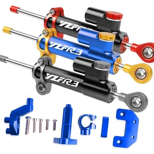 For YAMAHA YZF R3 YZFR3 2013 2014 2015 2016 2017 YZF-R3 Motorcycle Steer Damper Mounting Bracket Kit Steering Stabilizer Damper