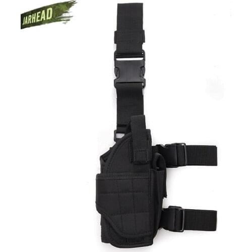 CQC Universal Airsoft Tactical Drop Leg Thigh Tornado Gun Pistol Holster Military Glock Beretta Handgun Hunting Pouch Holster