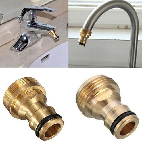 Home Male Quick Threaded Tap Connector Adaptor Car Garden Water Hose Pipe Spray