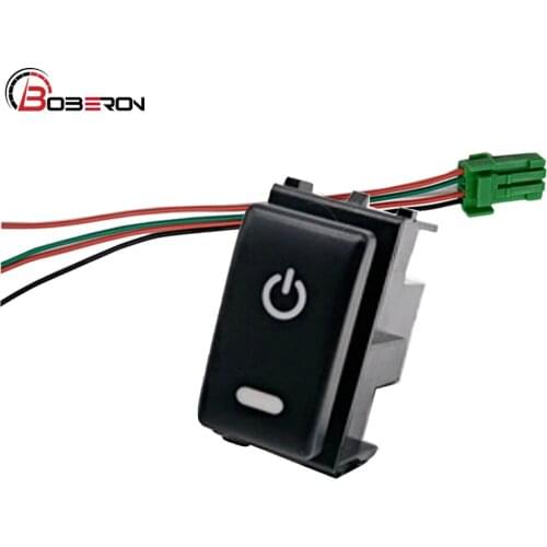 Car Power On Off Switch Push Button with Connection Wire for Nissan Patrol Y62 Car Accessories