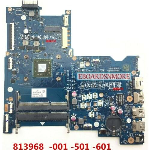 813968-001 813968-501 813968-601 FOR HP 15-AF Series Laptop Motherboard A6-6310M "A"