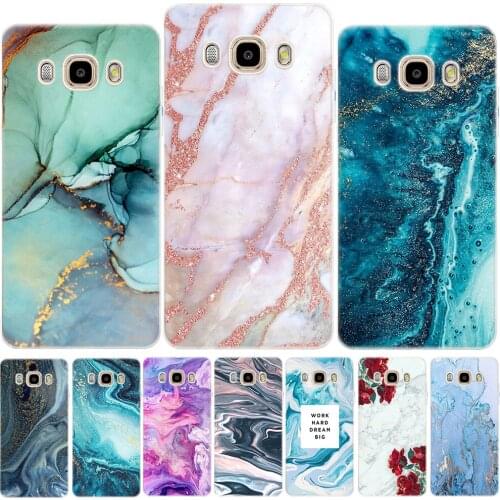 Marble Stone Geometry Gel Soft TPU Case Cover For Samsung Galaxy J3 J5 J7 2017 J6 J4 Plus J8 2018 J2 Prime J330 J530 J730