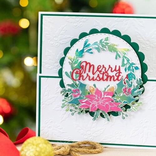 Letters Merry Christmas Dies Cut Diy Handmade Mold Paper Metal Craft Dies for Card Making Cut Dies 2021 Embossing New