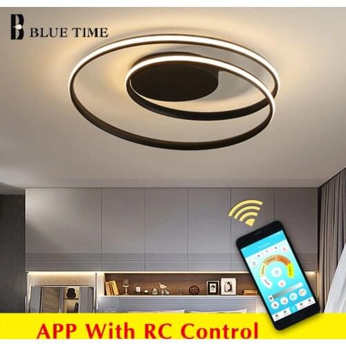 New Modern Ceiling Light For Living room Bedroom Dining room White&Black Aluminum alloy Ceiling Lamp Light Fixtures 110v 220v