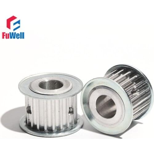 HTD5M 20T Timing Pulley 16mm/21mm/27mm Belt Width Toothed Gear Pulley 5/6/6.35/7/8/10/12/18/20mm 20Teeth Timing Belt Pulley