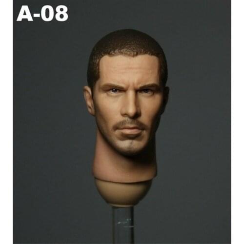 1:6 Salvation John Connor Christian Bale Male Head Sculpt in stock