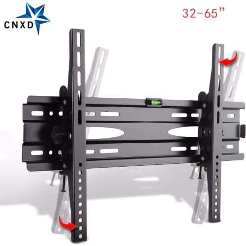 CNXD Universal TV Wall Mount Adjustable Ultra Slim Plasma Tilted Monitor LCD LED HD TV Wall Bracket Suitable For 32''-65