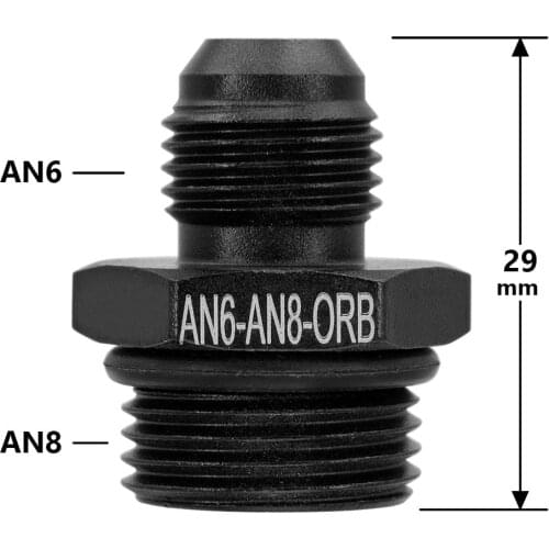 Universal Aluminum Alloy AN6 8 10 12 To AN To M16x1.5 M18x1.5 Metric Fuel Hose Adapter Pipe Thread Fitting CAR OIL COOLER SYSTEM