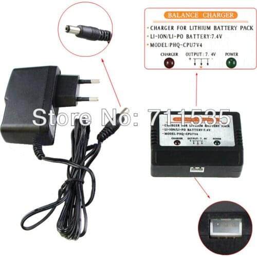 Battery Charger + Adapter Set Parts For WLToys V912 V913 V262 V353 V666 A949 A959 A969 L959 Syma X8 X8C RC Helicopter