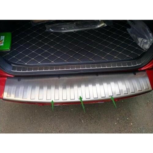 For RAV4 2009 2010 2011 2012 stainless steel rear bumper trunk trim Door sill trim Protective pedal vc