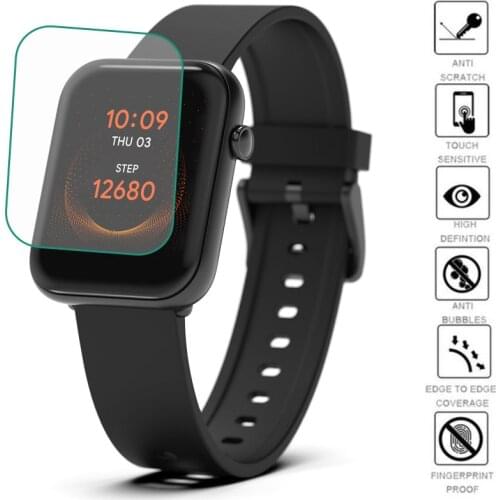 5pcs Soft TPU Clear Protective Film Guard For Ticwatch GTH Sport Smartwatch Full Display Screen Protector Cover Protection