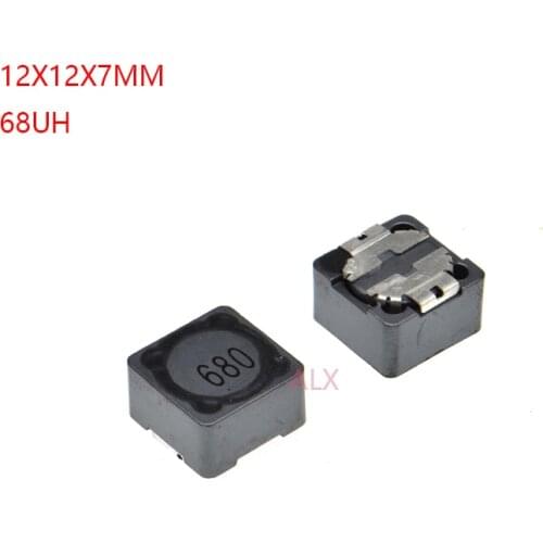 10PCS 12*12*7 68uh 680 SMD SMT Patch Shielding Power Inductor 12*12*7MM 12X12X7 CDRH127R CD127