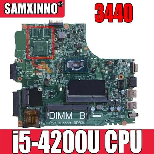 100% Working For Dell Latitude 3440 laptop motherboard 0JHWYN CN-0JHWYN 13221-1 DL340-HSW with i5-4200u working perfect