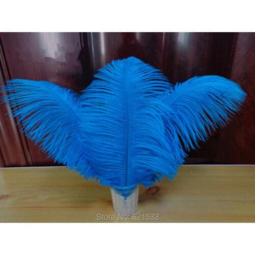 100pcs-ROYAL BLUE- 10-12"inch-Ostrich Feather Plumes-Dyed Drabs Feathers freeshipping