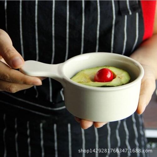 280MLEuropean style ceramics baking sheet baking Western food rice bowls hand bake dishes Western dishes