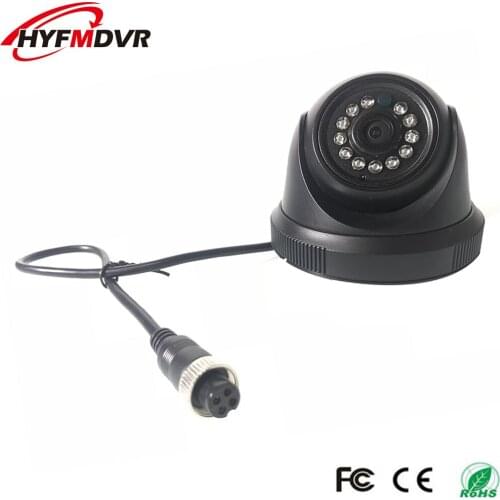 Car reversing camera lightning protection shockproof HD night vision wide angle LED box car / engineering vehicle / crane