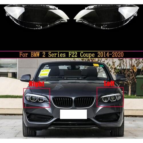 Car Headlight Cover For BMW 2 Series F22 Coupe 2014 ~ 2020 Headlamp Lens Replacement Auto Shell