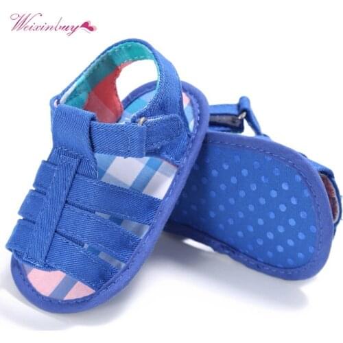 WEIXINBUY Baby Sandals Toddler Baby Boy Girl White Soft Sole Crib Shoes Infant Sneakers Sandals 0-18 Months