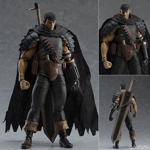 17cm Game Berserk Beruseruku Figma 359 Black Swordman figure Anime Action Figure New New Collection figures New