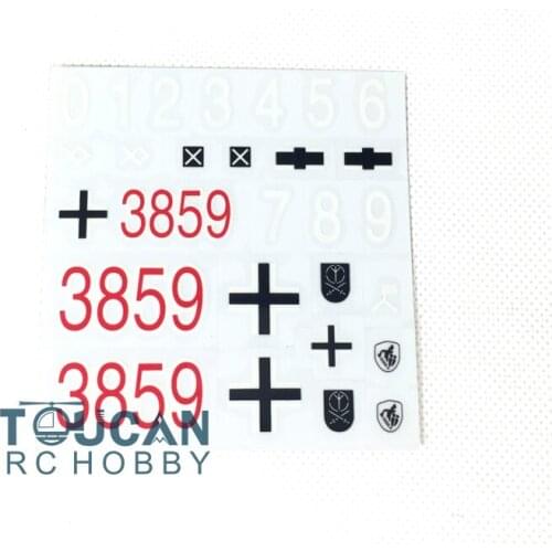 HengLong 1/16 Scale German IV F2 RC Tank 3859 Decal Sticker TH00301