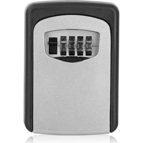 Key Lock Box 4-Digit Outdoor Keys Storage Box Wall Mount Combination Locks Security Storage Case Key Lock Boxes Dropshipping