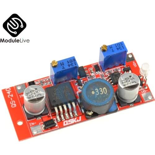 LM2596 DC 5-35V To 1.25-30V 3A Step Down Buck Power Supply Module Constant Current Adjustable Step-Down Voltage Regulator
