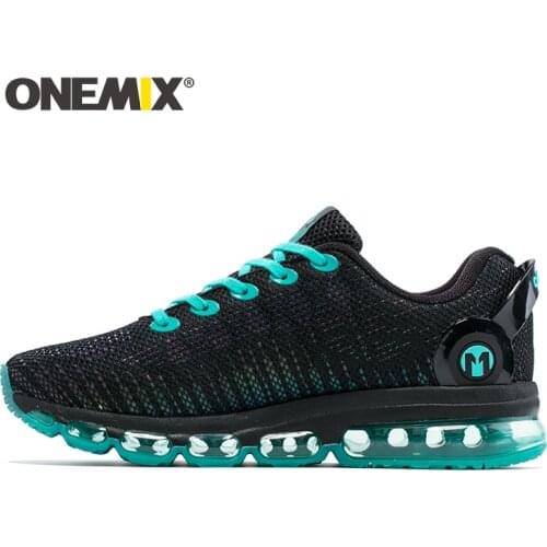 ONEMIX Sneakers Men Running Shoes High Top Cool Reflective Vamp Air Cushion Training Sports Jogging Shoes Plus Size