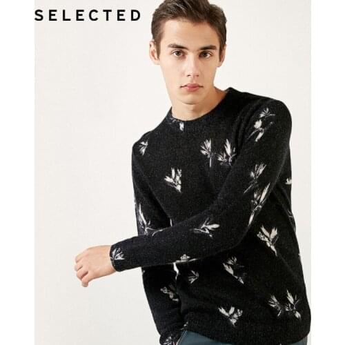 SELECTED Mens Winter Autumn Woolen Jacquard Sweater |419124556
