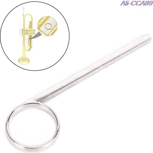 Nickel Plated Metal Trumpet 3rd Valve Slide Finger Pull Ring For Professional Trumpet Cornet Replacement Accessories