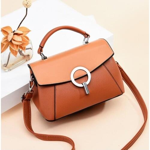 New Fashion Ladies Lychee Pattern Small Square Bag Fashion Girls One-Shoulder Messenger Bag Ladies Commuter Bag Luxury Handbags