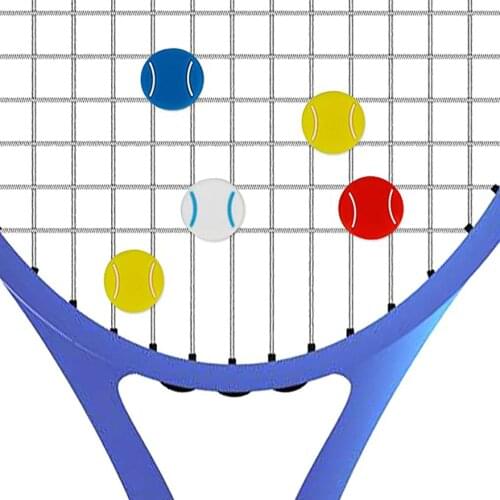 1/4 Pcs New Tennis Racket Vibration Dampeners Silicone Anti-vibration Tennis Racquet Shock Absorber Training Device