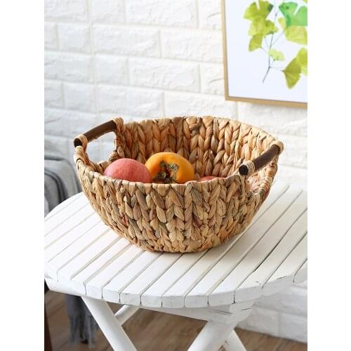 Fruit tray living room decoration storage basket bread basket American storage basket household fruit basket LB031616