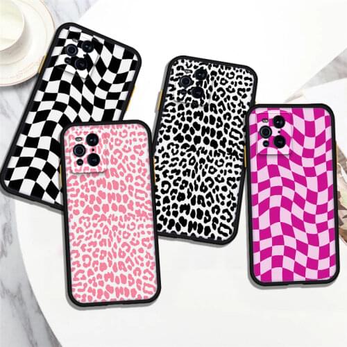 ASINA INS Plaid Transparent Case For OPPO Find X3 Pro Lite Neo X2 Fashion Hard PC Cover For OPPO Reno 5Z A94 A73 A15 A9 A32 2020