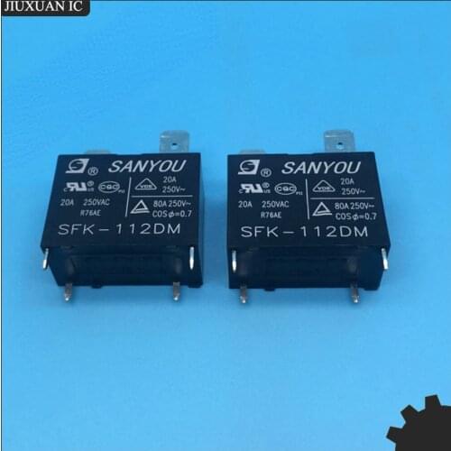 5pcs/lot [In stock] Relay SFK-112DM Sanyou Relay 12VDC a Set of Normally Open 4-Pin 20a250vac Air Conditioning Special Relay